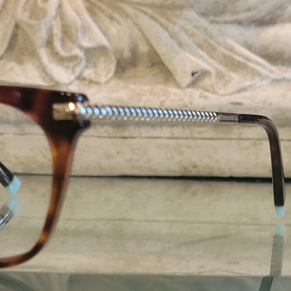 Tiffany & Co TF2194 Perscription Frames Only Havanah Gold Luxury Designer #95 - Picture 15 of 16